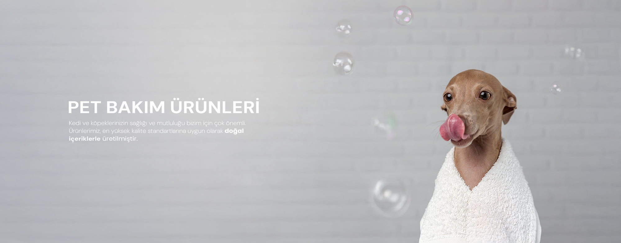 Kedi ve köpeklerinziin sağlığı ve mutluluğu bizim için çok önemli. Ürünlerimiz en yüksek kalite standartlarına uygun olarak doğal içeriklerle üretilmiştir.