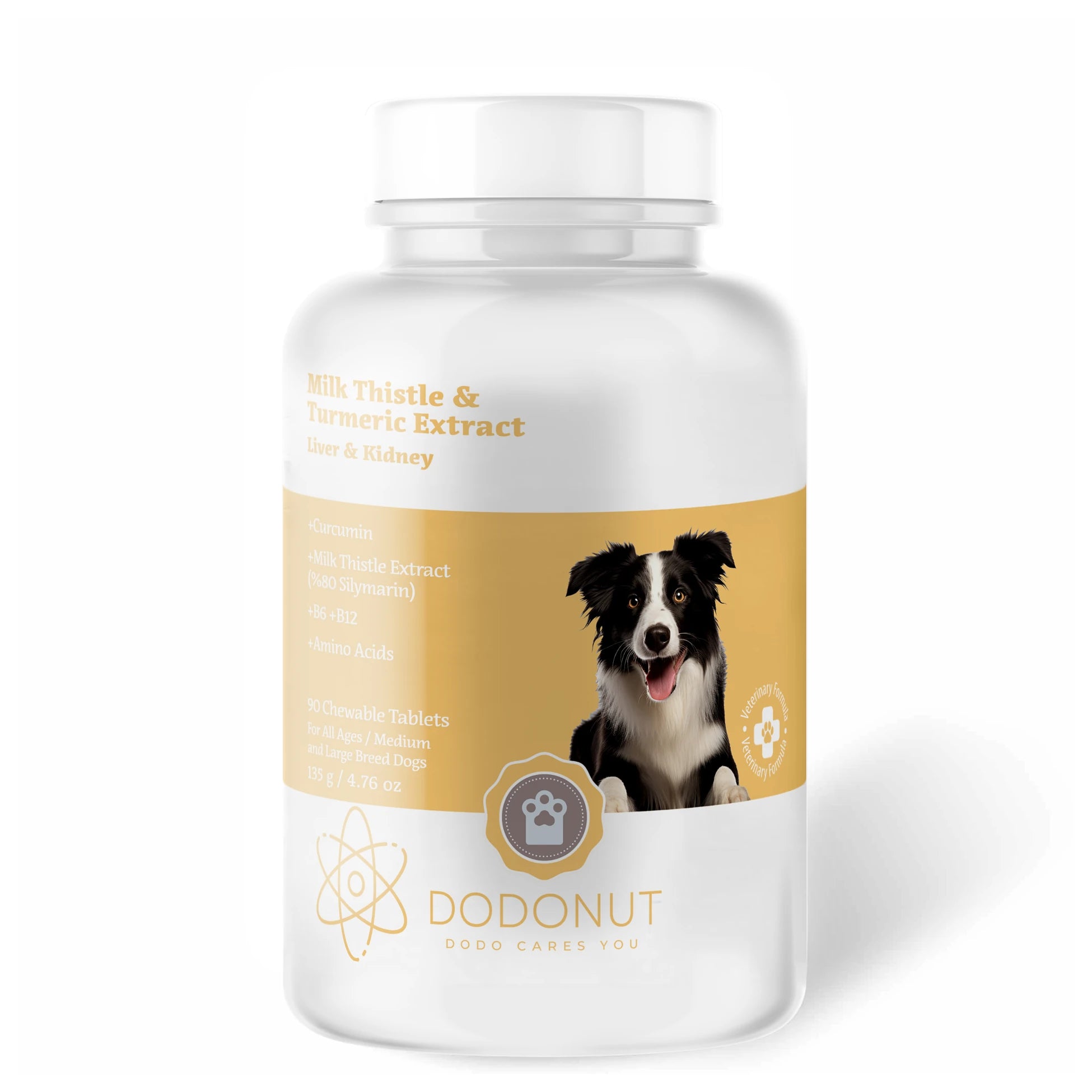 Dodonut Liver&amp;Kidney: Kedi ve köpeklerin bağışıklık sistemini destekleyen, karaciğer ve böbrek fonksiyonlarını düzenlemeye yardımcı bir besin tavsiyesidir.