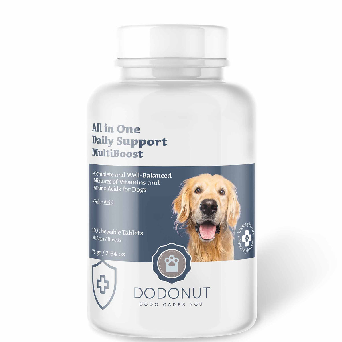 MultiBoost Dog Multivitamin ve Amino Asit Besin Takviyesi, 150 Tablet ...