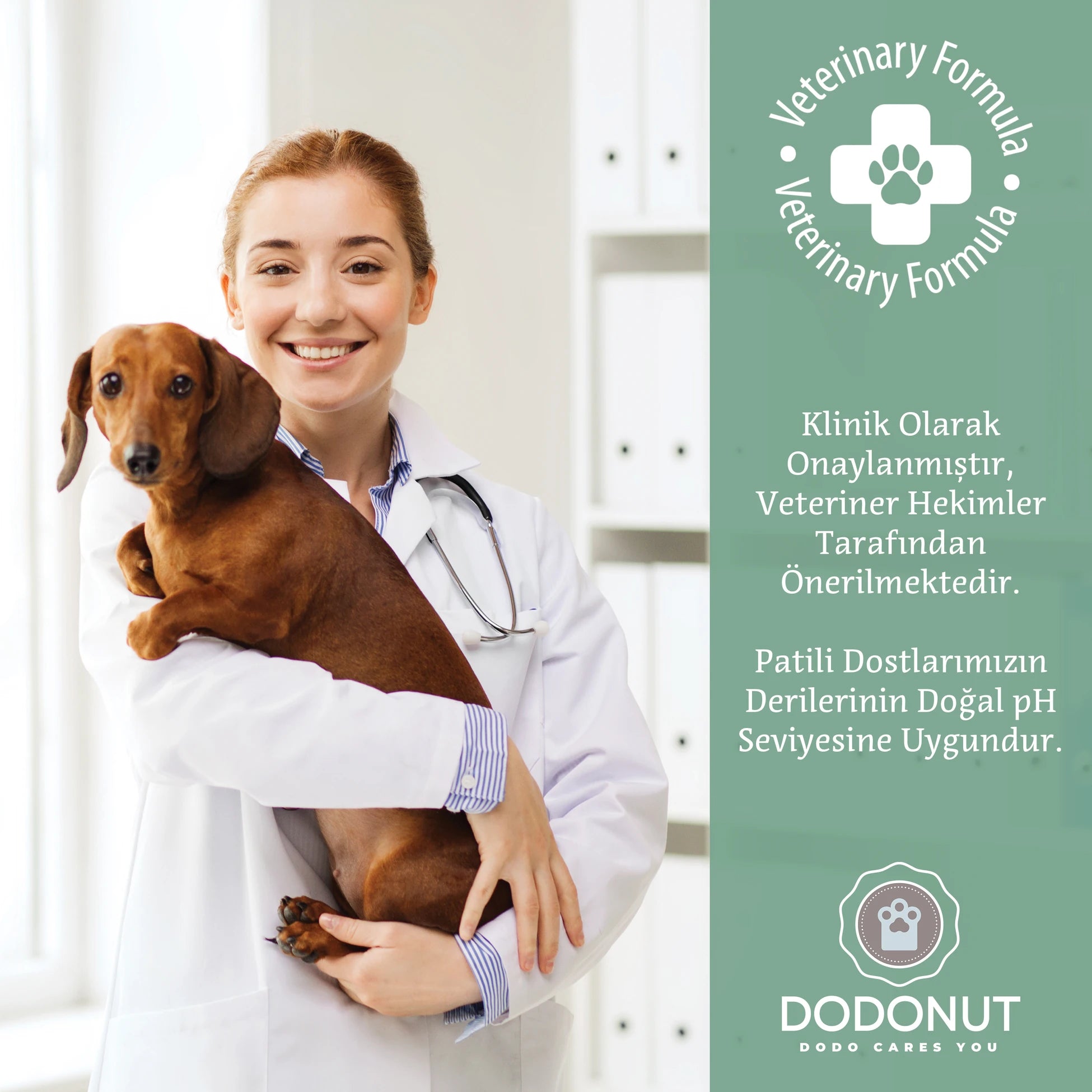 Dodonut Pure&amp;Care, Aloe Vera Ekstraktı, Hidrolize İpek Proteini, Lavanta Yağı ve Panthenol gibi doğal bileşenlerle formüle edilmiştir.