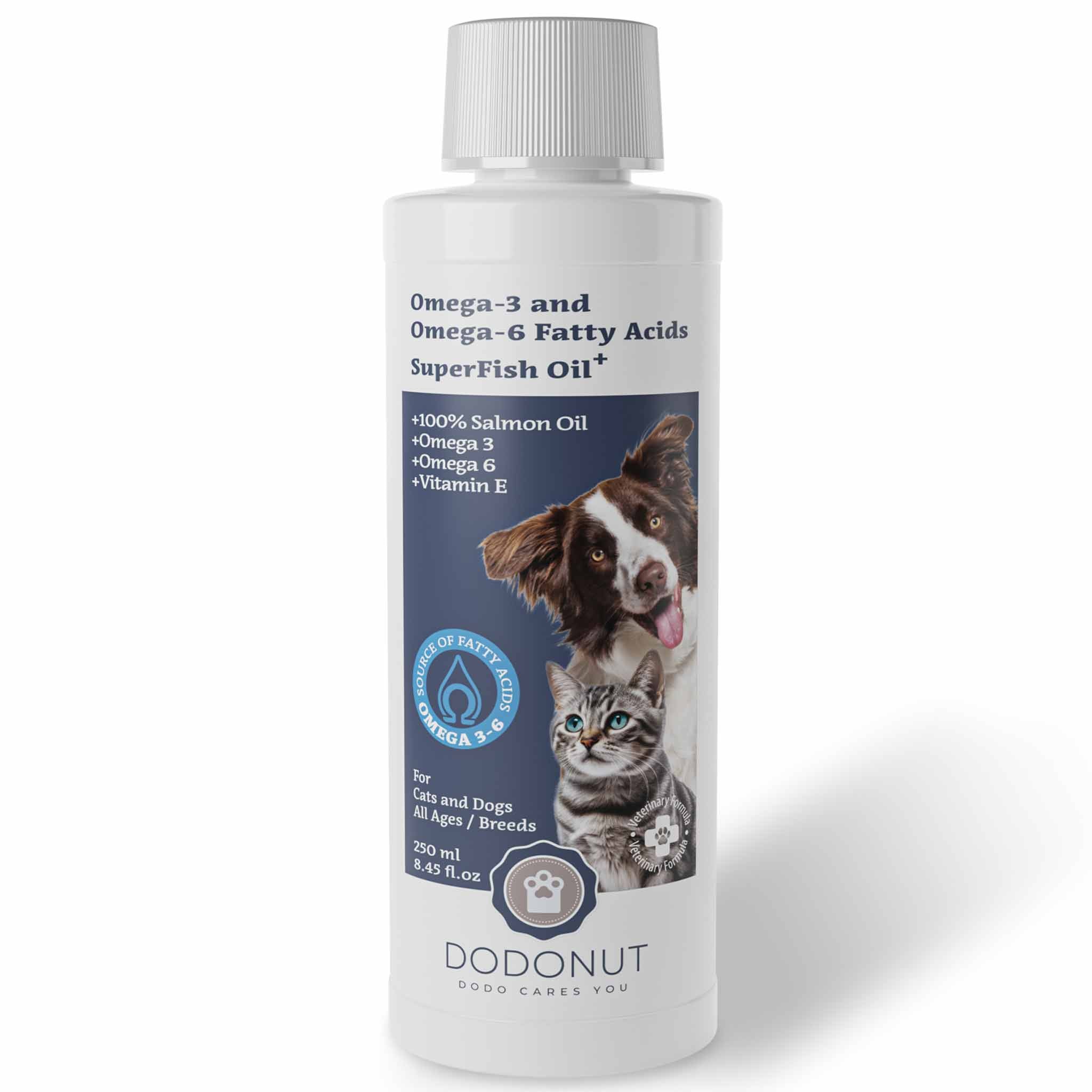 Kedi ve köpekler için Vitamin E takviyeli, Omega-3 ve Omega-6 esansiyel doymamış yağ asitleri içerikli yem premiksidir. Kedi ve köpeklerde Vitamin E ve Omega-3, Omega-6 esansiyel doymamış yağ asitleri ihtiyacını karşılamak için günlük olarak mamalarına katılarak verilir. Şeker içermez.